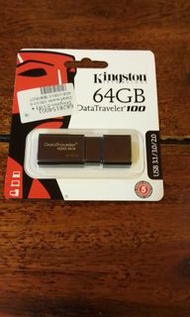 Kingston Data Traveler 100G3 64G金士頓 USB3.0隨身碟