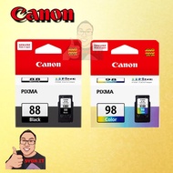 [ORIGINAL] CANON PG-88 PG 88 PG88 BLACK / CL-98 CL 98 CL98 COLOR INK CARTRIDGE