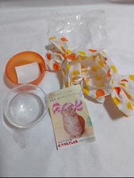 扭蛋 貓咪糖果造型頭套 寵物頭套頭巾(日本製)【桃園區自取】