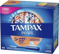 Tampax Tampon Super Plus丹碧絲塑料導管衛生棉條 超大流量型50支裝