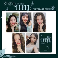 5pcs/set (G)I-DLE Album I FEEL Photocards Lomo Cards GIDLE Lucky Draw Kpop Postcards Special Collect