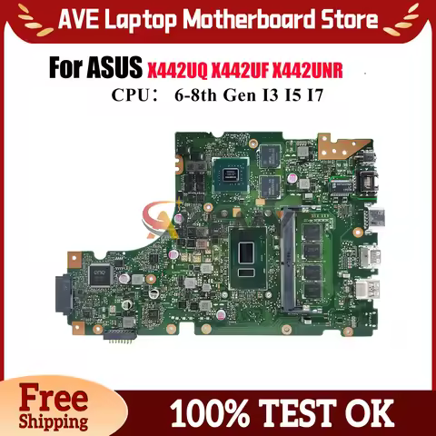 X442UQ Laptop Motherboard For ASUS X442U X442UNR X442UR X442UQ X442UF F442U X442UAR X442URR A442U R4