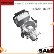 For  307 CC 307 407 607 807 for  C4 C5 II XSARA II  C8 Compatible 1635W8 1635V3 Air Intake Throttle 