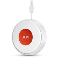 [themremain]-Mini Tuya WIFI Elderly SOS Button Waterproof Emergency Panic Sensor Alert Push to Mobil