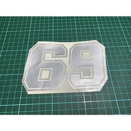 69 Logo Deco Sticker