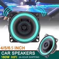 ☮1pcs 4/5/6.5 Inch Car Speakers Two-Way Door Automotive Audio Music Coaxial Subwoofer Full Range ❃☢