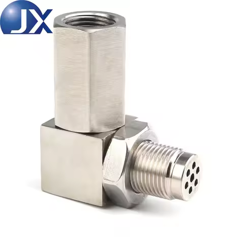 90 Degree L-Type O2 Oxygen Sensor Spacer Adapter M18x1.5 Universal CEL Check Engine Light Decoder Ca