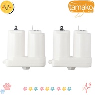 TAMAKO 2PCS Plastic Battery Box, Accessories Plastic Water Heater Battery Box, Durable 3V D White Battery  Battery