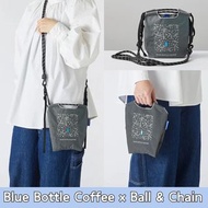 日本 Blue Bottle Coffee x Ball & Chain 迷你刺繡小包 咖啡葉 日本代購 日本直送