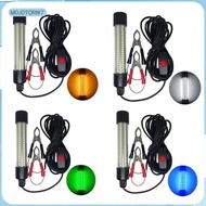 [mojotorw7] 12V 13W Waterproof Underwater Fishing LED Fishes Attraction Light, Fresh Water and Sea W