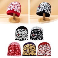 Knitted Hats Men Women Jacquard Hats European American Trendy Letter Hats Hip-hop Street E4o7