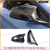 Add On Style Real Dry Carbon Fiber 14-19 For BMW F87 M2C F80 M3 F82 F83 M4 Competition Side Door Rea