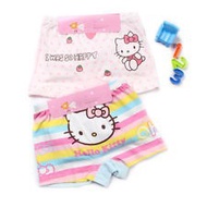 1PC Boxer Budak Boxer Budak Perempuan Seluar Dalam Budak Hello Kitty Kids Boxer