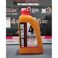 YAMALUBE 4T RS200 10W50 FULLY SYNTHETIC ESTER ENGINE OIL 1.0L