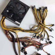 Power Supply Mining 1600 watt Gold non modular ATX PSU bekas ex mining