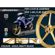 RCB SP522 Sport Rim Yamaha LC135 4S / Lenganda 110 ( Free Packing With Bubble Wrap )