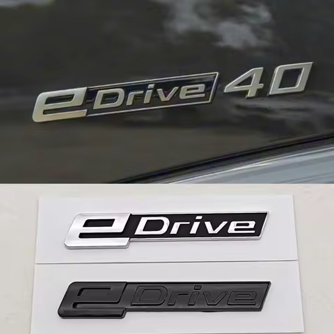 NEW 3D ABS Car Styling Logo eDrive Badge Rear Trunk Sticker For i3 i4 i8 5 7 Series G28 X1 X3 X5 E60