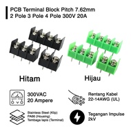 PCB Terminal Block 2 Pole 3 Pole Block Pitch 7.62 G1878
