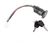 Treee 3 Wire Ignition Switch with 2 Keys Replacement for 50cc 70cc 90cc 110cc 150cc 200cc 250cc Go Kart ATV Dirt Bike