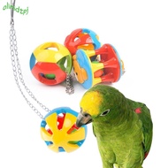 IOLINIDT Parakeet Hanging Swing Bite Toy Funny Parrot Toy Pet Supplies Budgie Cockatiel Cage