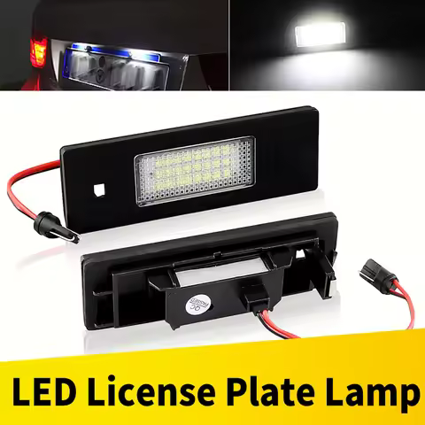 2X LED Number License Plate Light Lamp For BMW 1 Series E81 E87 E63 E64 M6 E85 Z4 F12 F13 F20 K48 MI