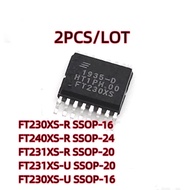 2PCS/LOT FT230XS-R FT230XS FT240XS-R  FT231XS-R FT231XS-U FT230XS-U SSOP SMD Interface chip IC New I