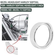 7 Inch Harley Softail Headlight Bezel 7 C Softail