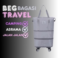 BEG TRAVEL / BEG BAGASI LIPAT / BEG MUDAH ALIH / BEG BAGASI KALIS AIR / TRAVEL LUGGAGE BAG / BAGASI 