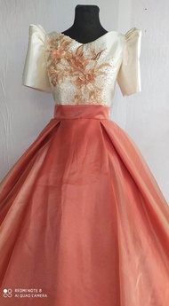 Filipiniana dress:longgown(1piece)