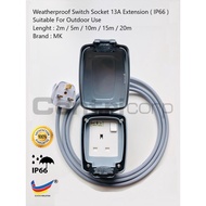 Weatherproof Extension Switch Socket 13A ( IP66 ) MK Brand
