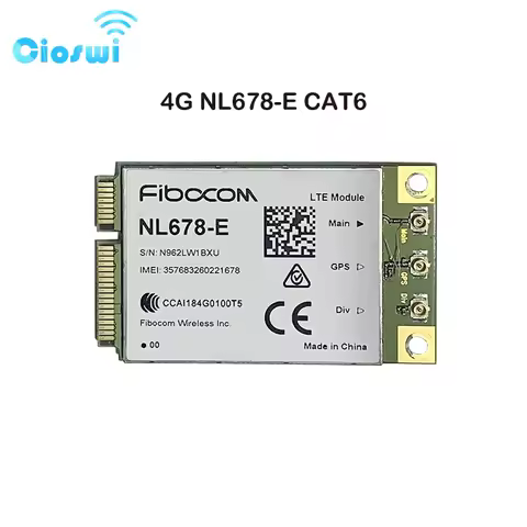 Original Used 4G Modem CAT6 NL678-E LTE Mini PCIe 3G 4G Module for Router Work in RU Europe Asia B1 