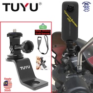 TUYU CNC Motorcycle handlebar bracket Side Mirror Insta360 ONE X/EVO Multi-Function Camera Holder Insta 360 One X Camera