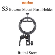 Godox S3 Bowens Mount Flash Universal Holder for V1/V860III/TT350/AD100/AD200/AD300 Pro