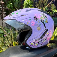 MSR Helm Dewasa Impressive - Pixie - Double Visor SNI Half Face