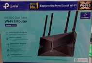 全新tp-link AX1800 dual band wi-fi 6 router ,archer AX23,官方網價65折發售