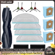 Replacement Parts for  Cube&CC Robot Vacuum Parts Mop Pad Filter Main Brush Edge Brush Dust Bag