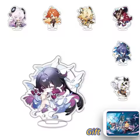Game Genshin Acrylic Stand 8cm Columbina Citlali Xilonen Chasca Iansan Cute Cartoon Collection Desk 