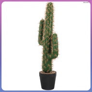 Artificial Plants Indoor Bonsai Southwest Decor Faux Cactus Decoration 53.00X11.00X11.00CM  daicoltd