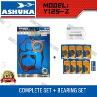 YAMAHA RXZ Y125Z ASHUKA  COMPLETE SET + ENGINE BEARING SET ENDURO
