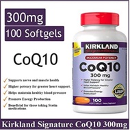 Kirkland CoQ10 High Concentration Coenzyme Q10 300mg, 100 capsules--tongtong mall