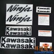 Kawasaki Ninja 400 650 H2R H2 Z400 900 Ninja Logo Kereta 3D Pelekat Getah Lembut Pelekat I3EX