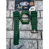 BNB CUSTOM DW5900 TAPAK KUCING HIJAU + BUCKLE JAPAN FOR ORIGINAL GSHOCK