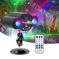 Laser Stage Party Lights DJ Disco Ball RGB LED Strobe Effect Sound Music Control Rave Home Wedding Christmas Decoration Remote