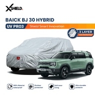 3 Layer Cover BAIC BJ 30 Hybrid Car Cover Aluminum Film Waterproof & Anti-UV Material