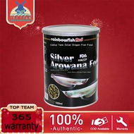 TOP TEAM ปลาสวยงามปลาสีแดงมังกรเงินแถบอาหารปลาอาหารลอยน้ำ 1000ml สาหร่ายเกลียวทองอาหารปลามังกรอร่อย