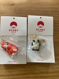 Beams japan狸貓招財貓鎖匙扣