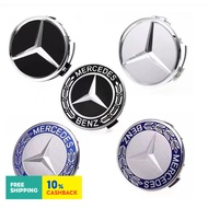 4pcs Mercedes-Benz Wheel Center Rim Caps Car Tire Hub Cap Replacement 75MM 60MM Fits all Models