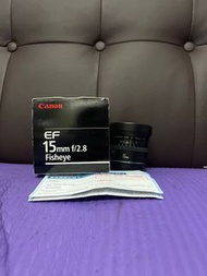 超平 完美無瑕 全套有盒 香港行貨 Canon EF 15 15mm F2.8 Fisheye