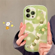 ARIZINO เคส OPPO Reno 8T 5G Reno 8Z 5G Reno 7Z 5G Reno6 Z 5G Reno8 5G Reno7 5G Reno6 5G Reno5 Reno4 Reno 2F Reno 2Z Reno 4F Reno 5F ลายหยักเคสโทรศัพท์สร้อยข้อมือซิลิโคนดอกไม้เด็กผู้หญิ