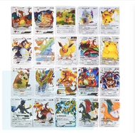 LIMITED!!! TANPA BoX pokemon gold card black card silver card hologram series pikachu kartu